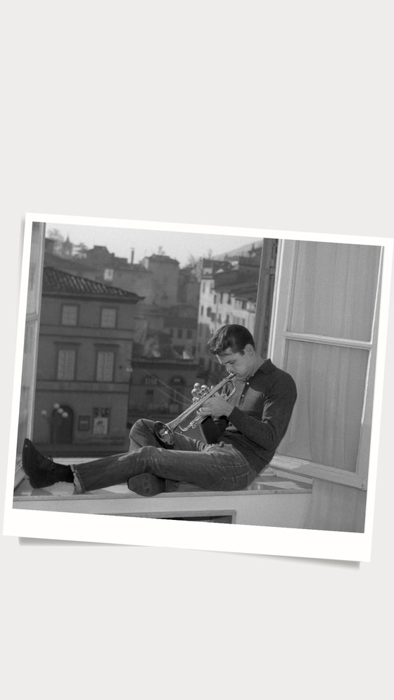 Image 1 of 1x impression d'art Chet Baker à Lucques, 1961