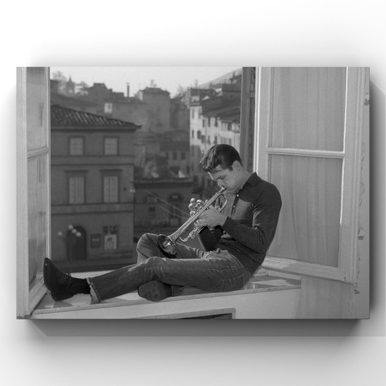 Image 1 of 1x impression d'art Chet Baker à Lucques, 1961