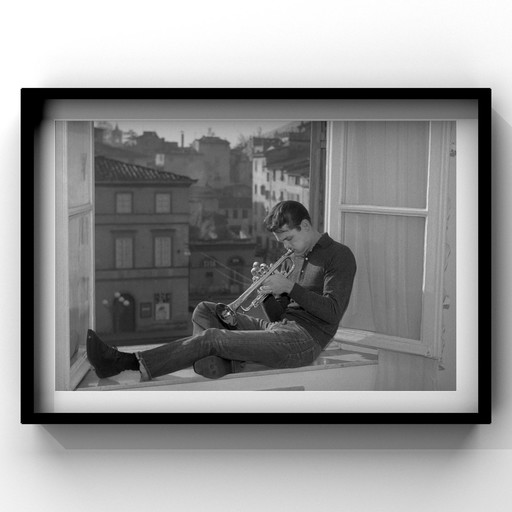 1x fine art print Chet Baker in Lucca, 1961