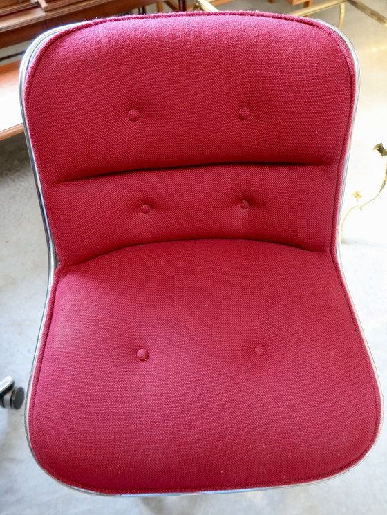 Image 1 of 3x Vintage Charles Pollock office chair