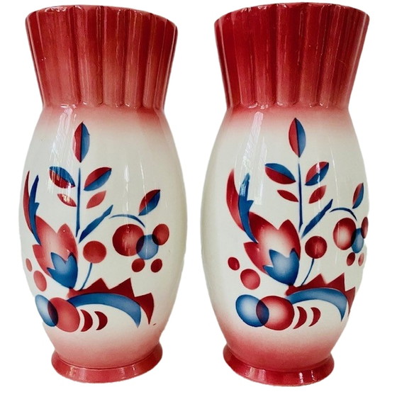 Image 1 of Artdeco vases set cubism