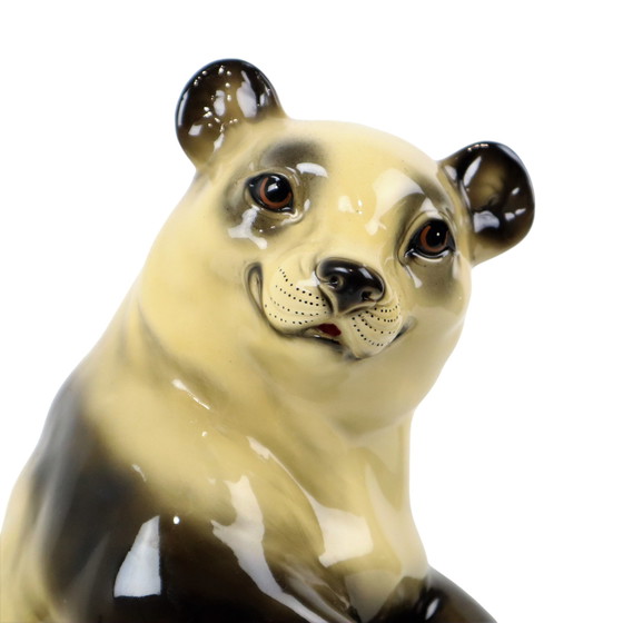 Image 1 of Large Panda Statue Ceramic