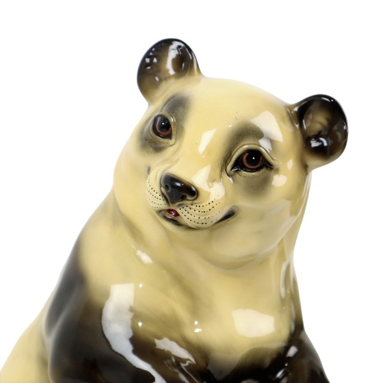 Image 1 of Large Panda Statue Ceramic