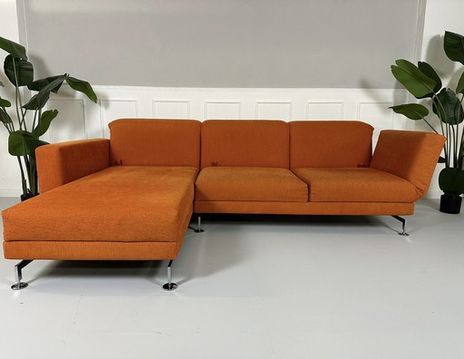 Brühl Moule corner sofa fabric sofa couch sleeping function