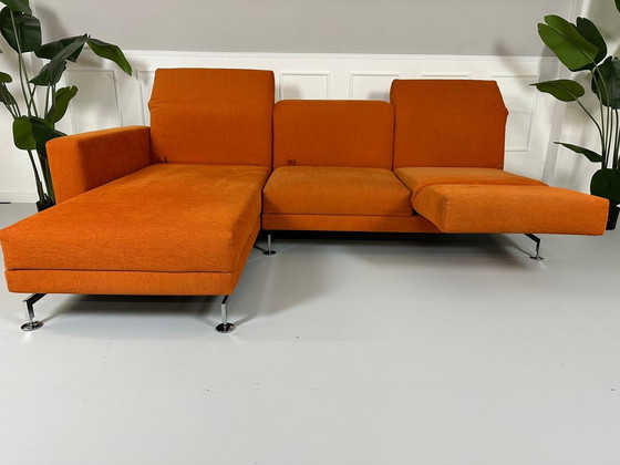 Image 1 of Brühl Moule corner sofa fabric sofa couch sleeping function