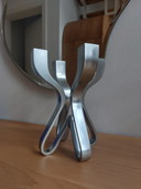 Vintage Karim Rashid Umbra Candle Holder Candle Holder Silver