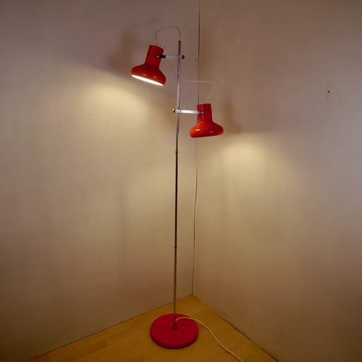 Vintage Floor Lamp With 2 Spots