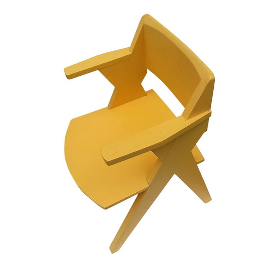 Image 1 of Vintage Faceted Children's Chair, 1980s