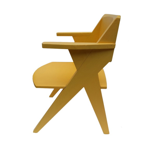 Image 1 of Vintage Faceted Children's Chair, 1980s