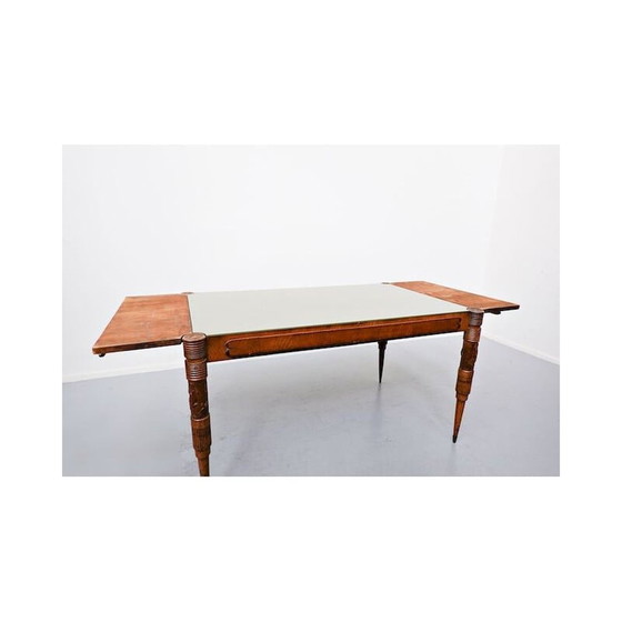 Image 1 of Vintage extendable dining table by pier luigi colli, Italian 1940s