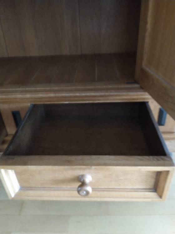 Image 1 of Vintage Oak Wood Cabinet