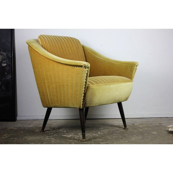 Image 1 of Vintage German Green Armchair - 1950s 
