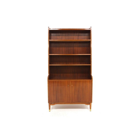 Image 1 of Libreria vintage in mogano e faggio, Svezia 1950