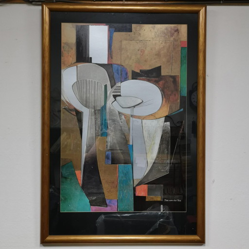Silver Columns door Isa van der Zee – decoratieve objecten, Glass, Paper (photo 2 of 6)