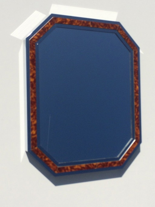 Octagonal Mirror. Vintage 70S