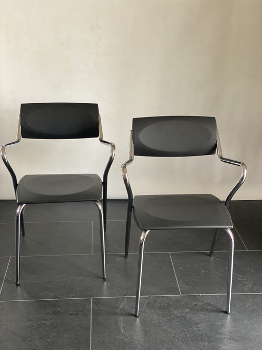 2x Effezeta Luna Dining Chair