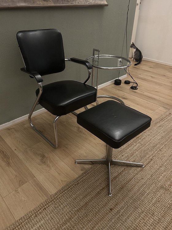 Image 1 of Paul Schuitema Armchair For Fana D3 Includes Footstool