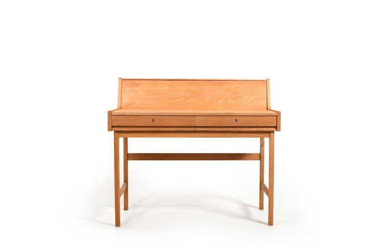 Image 1 of Danish Modern Oak Desk, 1960s