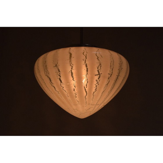 Image 1 of Vintage glass suspension, Czech 1970