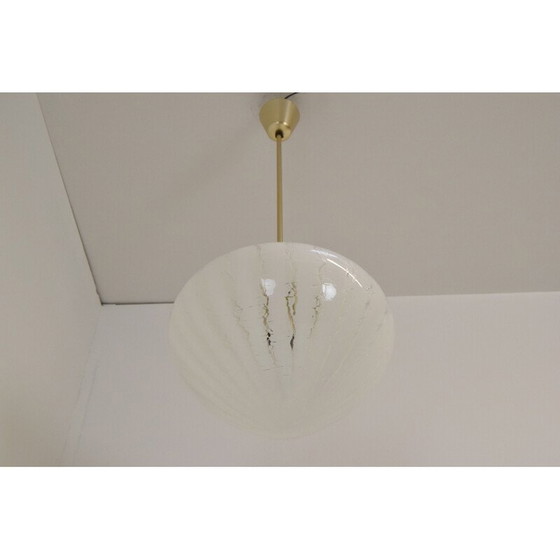 Image 1 of Vintage glass suspension, Czech 1970