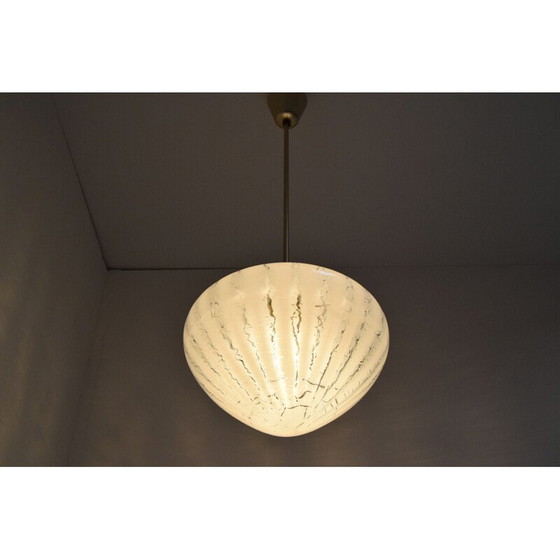 Image 1 of Vintage glass suspension, Czech 1970