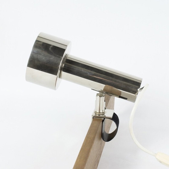 Image 1 of Pair of vintage clip-on spot lamps in nickel-plated chrome for String Shelf