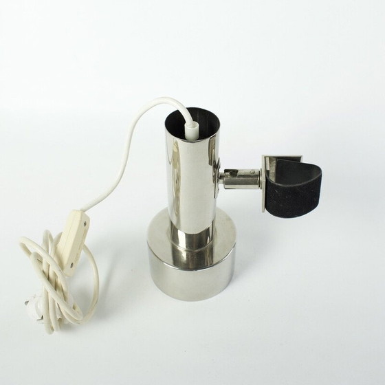 Image 1 of Pair of vintage clip-on spot lamps in nickel-plated chrome for String Shelf