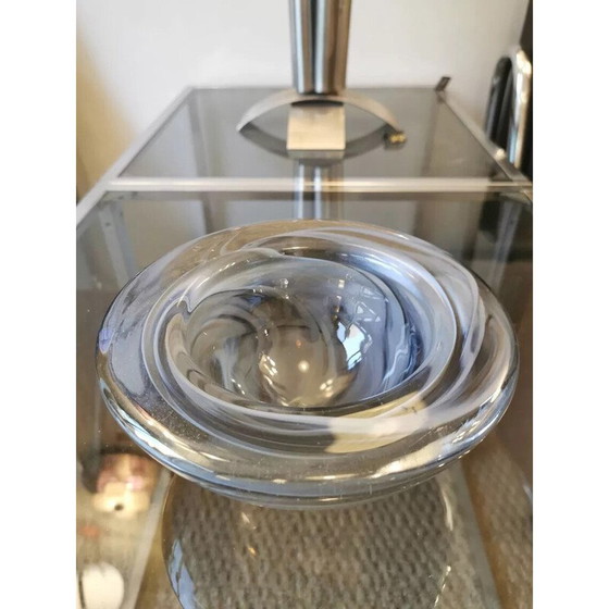 Image 1 of Vintage glass pocket tray by Anna Ehrner for Kosta Boda, Sweden 1980