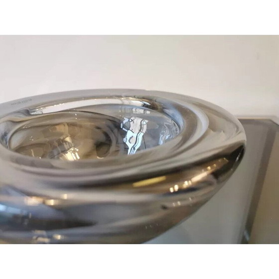 Image 1 of Vintage glass pocket tray by Anna Ehrner for Kosta Boda, Sweden 1980