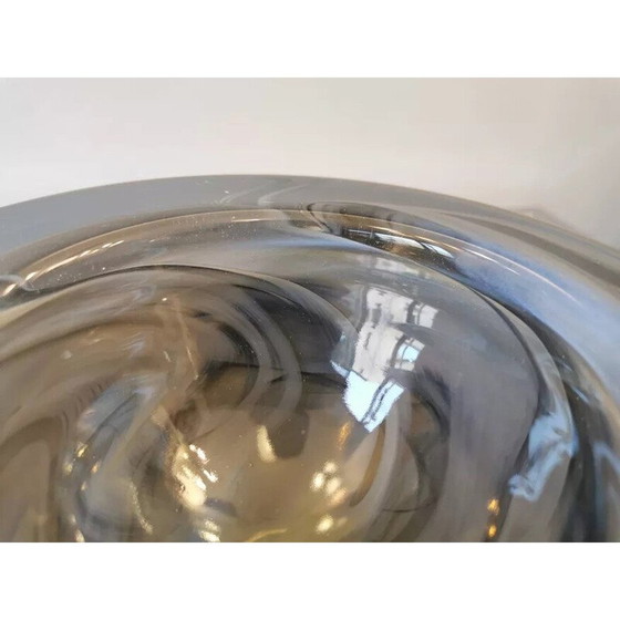 Image 1 of Vintage glass pocket tray by Anna Ehrner for Kosta Boda, Sweden 1980