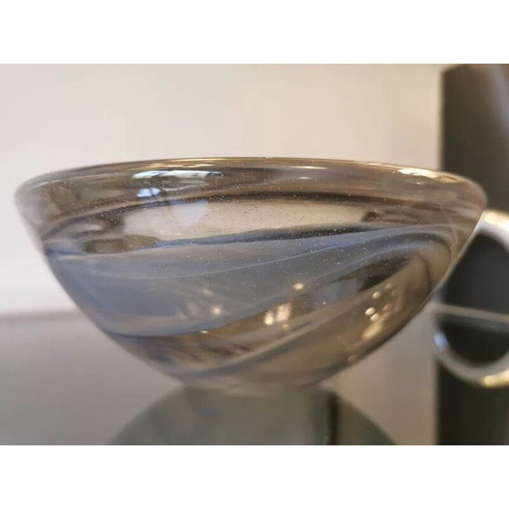 Image 1 of Vintage glass pocket tray by Anna Ehrner for Kosta Boda, Sweden 1980