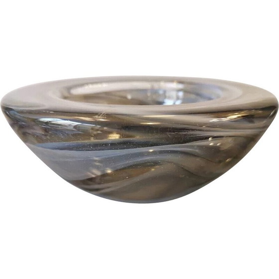 Image 1 of Vintage glass pocket tray by Anna Ehrner for Kosta Boda, Sweden 1980