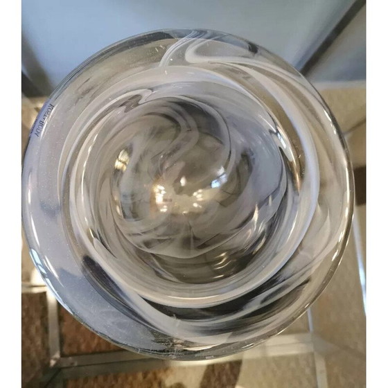 Image 1 of Vintage glass pocket tray by Anna Ehrner for Kosta Boda, Sweden 1980