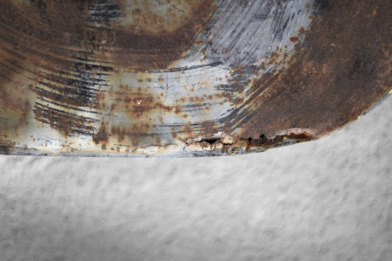 Image 1 of Lettera J in metallo polacco industriale vintage, anni '50