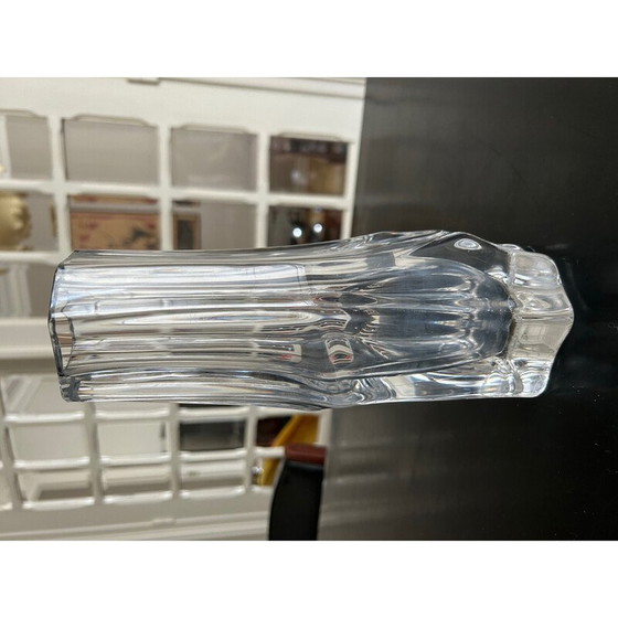 Image 1 of Vaso di cristallo asimmetrico vintage per Daum, 1964