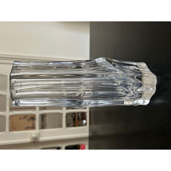 Image 1 of Vaso di cristallo asimmetrico vintage per Daum, 1964