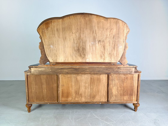 Image 1 of Italian sideboard late baroque rococo sideboard Mobili Cantù walnut 1920 Ii