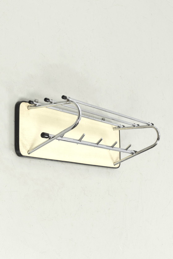 Image 1 of Vintage chrome coat rack