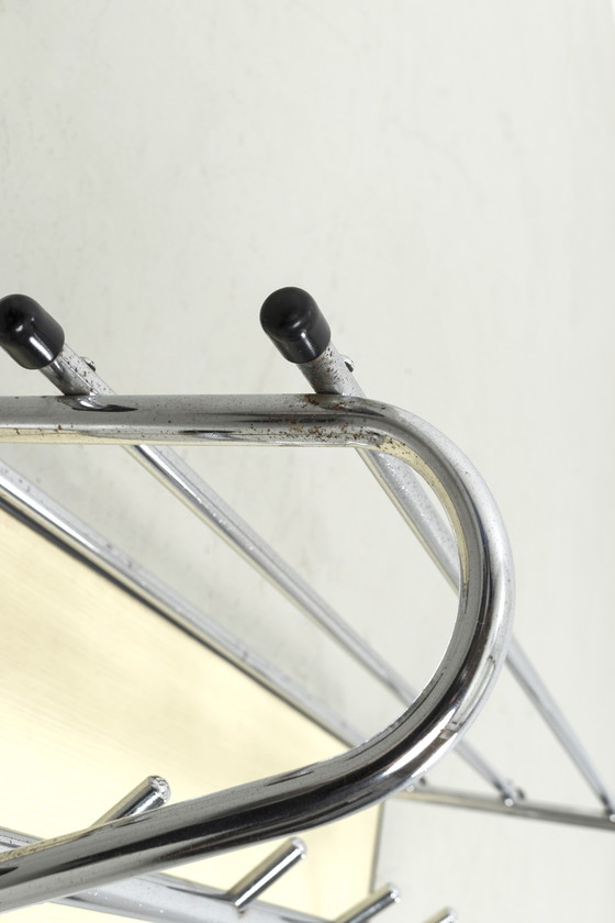 Image 1 of Vintage chrome coat rack