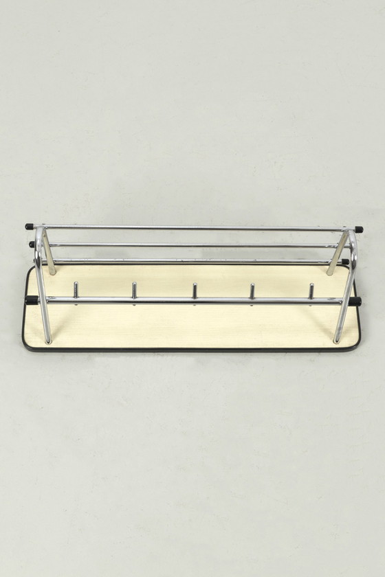 Image 1 of Vintage chrome coat rack