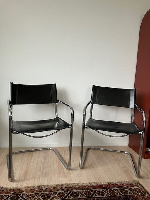 2 Linea Veam Chairs Design Mart Stam/Marcel Breuer