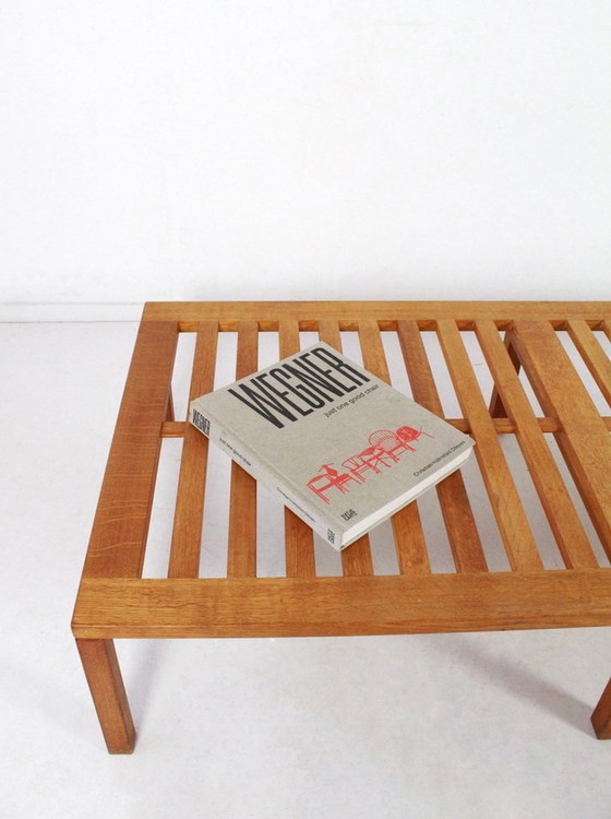 Image 1 of Very Rare Bench/Table At-18 By Hans J Wegner For Andreas Tuck, Denmark 60'S