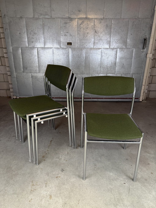 4X Gijs Van Der Sluis Dining Chair