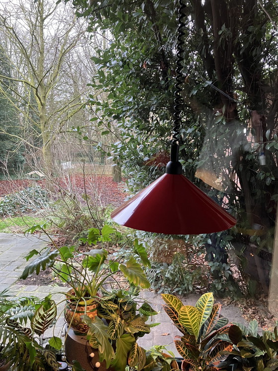 Image 1 of Retro Red Pendant Lamp