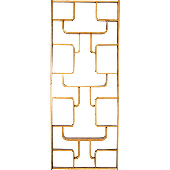 Image 1 of Vintage mahogany veneer room divider by Ludvik Volak for Drevopodnik Holesov, Czechoslovakia 1960