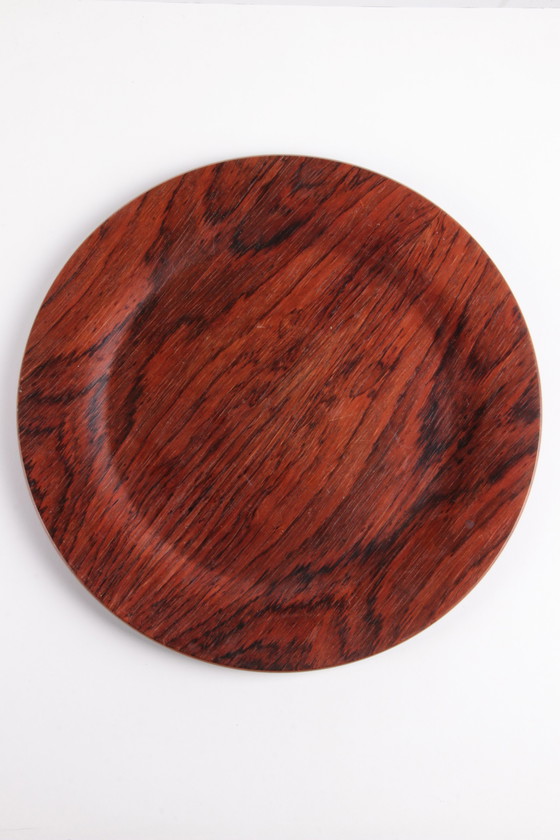 Image 1 of Sous-plaques en palissandre Vintage Danish Design Set of 4 1960s