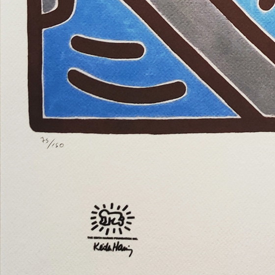 Image 1 of Vintage Keith Haring Limited Edition Lithograph
