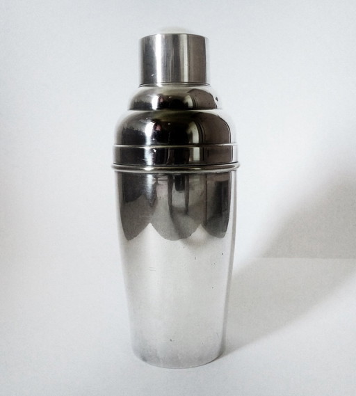 Wilhelm Wolff Metallwarenfabric Silver Plated Art-Deco Shaker, Pforzheim-Germany 1930S