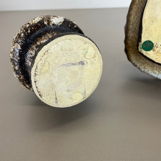 Image 1 of Pair of vintage ceramic vases by Piet Vest Ceramics, Netherlands 1970s