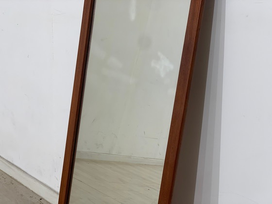 Image 1 of Danish teak mirror